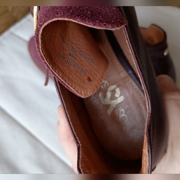 Yosi Samra Purple Suede Ankle Boots with Buckle_8 - Picture 7 of 7